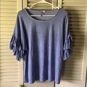 women’s Francescas flutter sleeved top